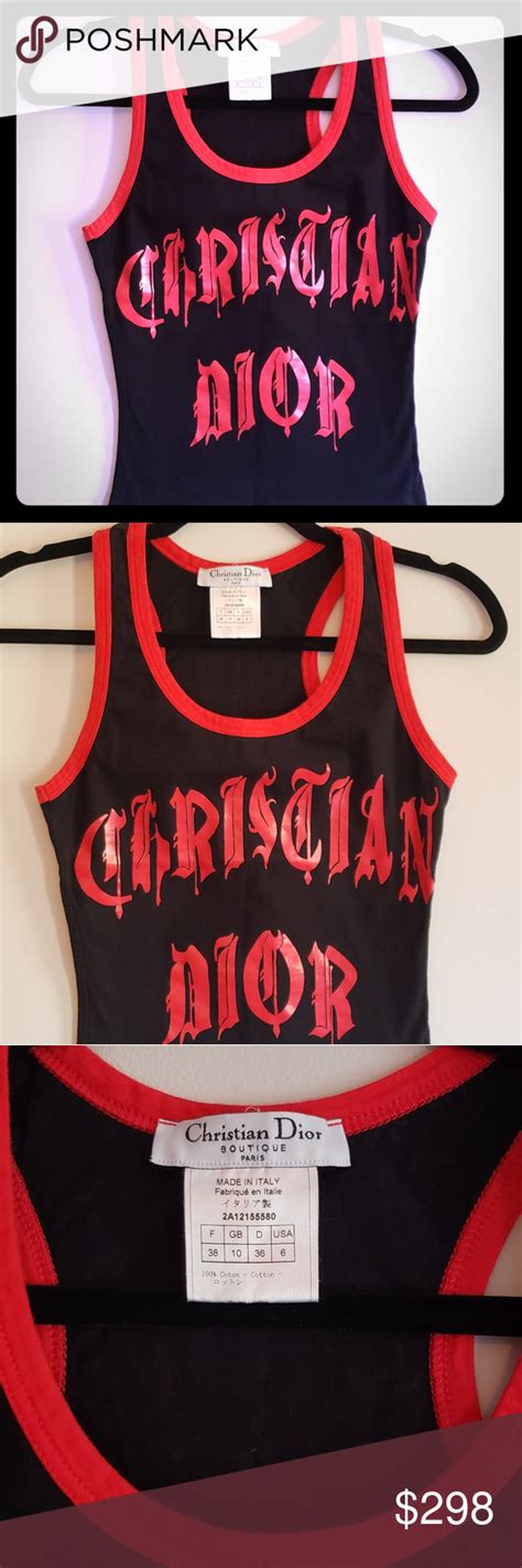 dior gothic tank|Christian Dior Gothic Tank .